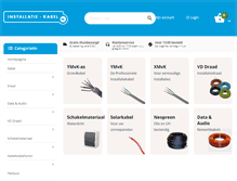Tablet Screenshot of installatie-kabel.nl
